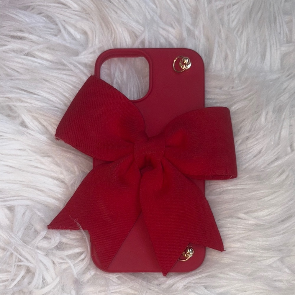 heyday Red Phone Case with Bow